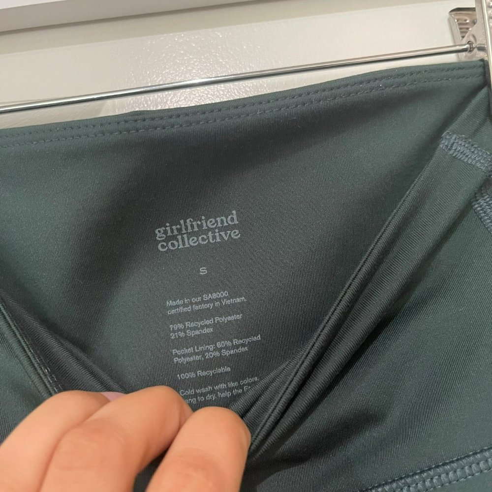 Girlfriend Collective Moss High Waisted Leggings - Picture 3 of 4